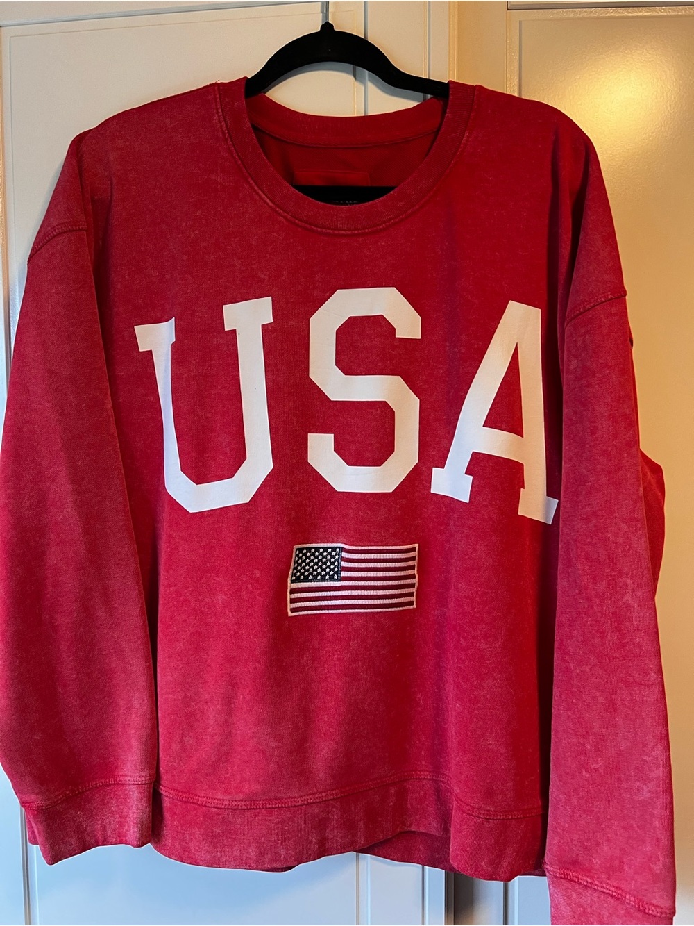 Red USA Graphic Women’s Sweatshirt